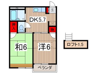 カサ・ベルデの物件間取画像